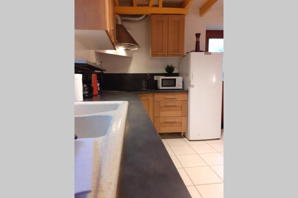 Maison De Village Saint-Barthelemy-de-Vals Bagian luar foto
